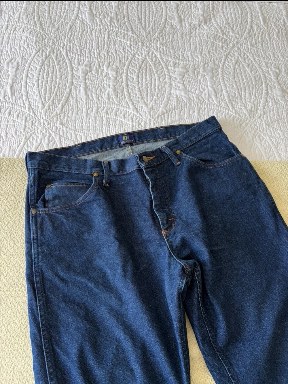 Men's Dark Blue Wrangler Jeans